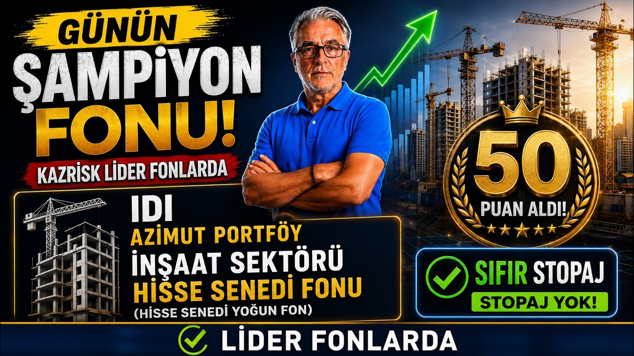 Günün Şampiyon Fonu! KAZRİSK’te 50 Puan Alan Fon Hangisi? | IDI Fon Analizi