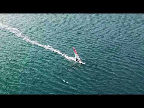 Mavic pro, windsurfing at Island of Pag