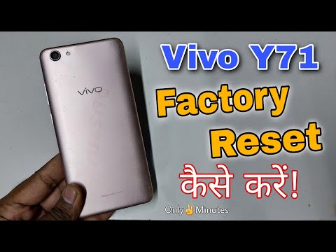 Vivo Y71 Factory Reset Kaise Karen | How to Hard Reset on Vivo Y71