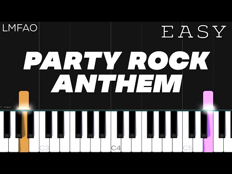 LMFAO ft. Lauren Bennett, GoonRock - Party Rock Anthem | EASY Piano Tutorial