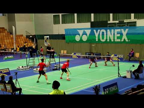 MD U19 Ki Dong Ju & Wang Chan Korea vs France Fabien Delrue & William Villeger