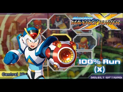 Mega Man: Maverick Hunter X (PSP Longplay) (100% full playthrough)