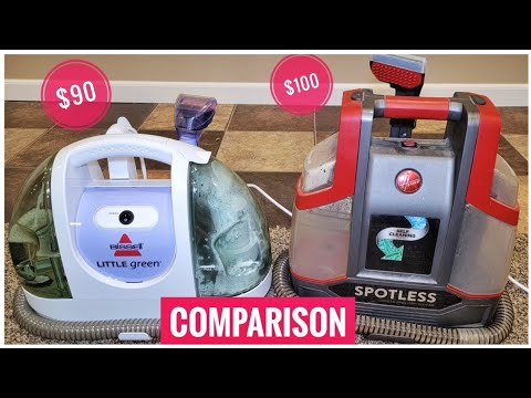 HOOVER SPOT CLEANER VS Bissell Little Green Machine Carpet Cleaner