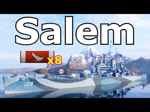 World of WarShips Salem - 8 Kills 245K Damage