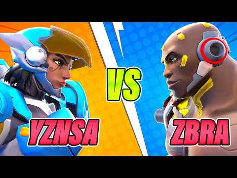 قيم ضد أفضل لاعب دومفيست بالعالم!🔥 YZNSA Vs Rank1 Doomfist ZBRA 🤩