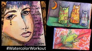 Art Joy of Sharing LIVE #watercolorworkout