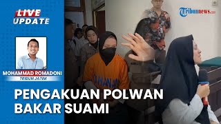 Sambil Pegang Tasbih, Briptu Dila Beri Pengakuan saat Sidang Kasus Polwan Bakar Suami di Mojokerto