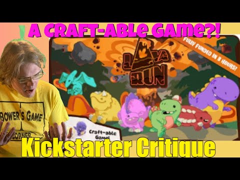 Lava Run - The Craft-Able Dinosaur Game - BackerKit! -Kickstarter Critique Review