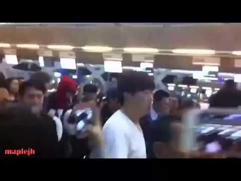 131201 Bangtan @ Suvannabhum Airport (back to Korea)