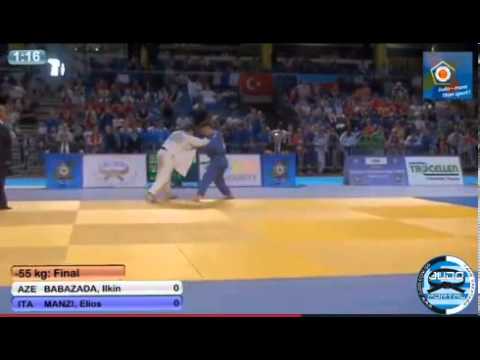 European Judo Championships Cadets Tallinn 2013 Final-55kg BABAZADA Ilkin (AZE) - MANZI Elios (ITA)