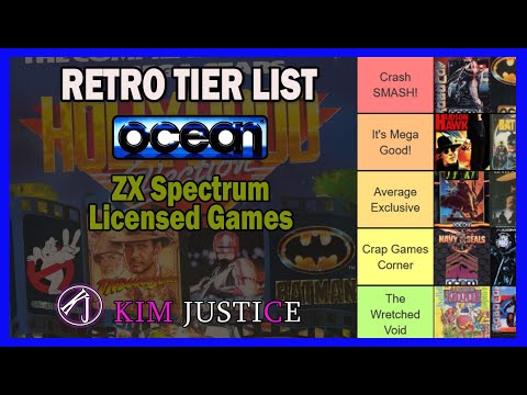 Retro Tier List - Ocean Software Licensed Games (ZX Spectrum Edition) | Kim Justice
