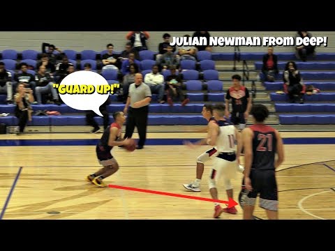 Julian Newman Goes SNIPER MODE! Hits 8 DEEP Three Pointers
