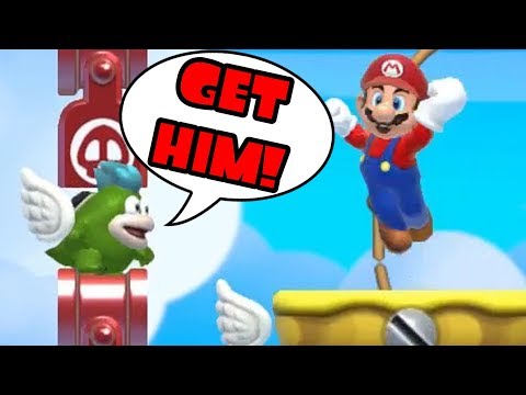 Super Mario Maker 2 🔧 Hunted - Target Mustache 🔧 Farticus