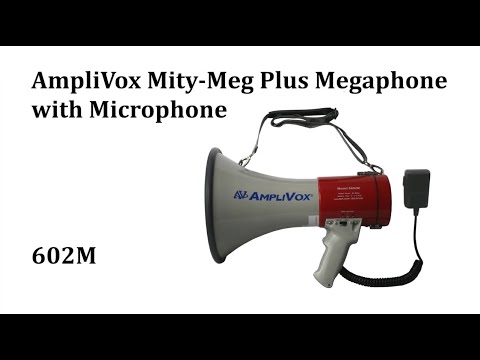 Megafon mit abnembarem Mikrofon 25 Watt Sirene Triller
