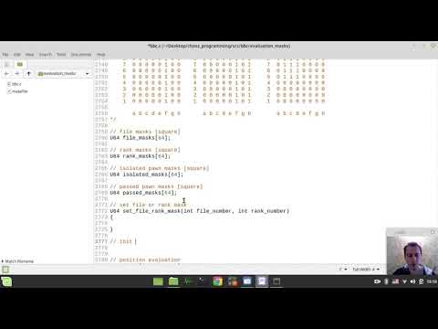 Bitboard CHESS ENGINE in C: improving EVALUATION (setting file & rank masks)