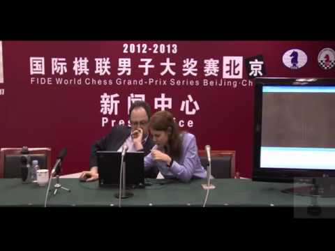 Boris Gelfand Press Conference Beijing Round 8