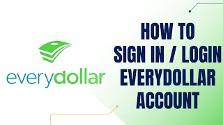 Sign In - Every Dollar App | Login EveryDollar