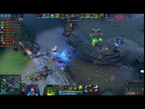 ▶️- ah fu - kills Newbee.kaka!  - ah fu - playing Night Stalker LGD.Forever Young vs Newbee at The I
