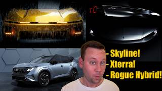 First Official Images of the New Skyline, 2028 Xterra and 2027 Rogue Hybrid!
