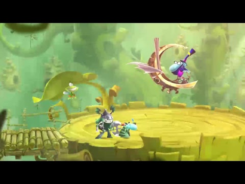 Rayman legends part 14 castle in the clouds ,altitude quickness and challenges