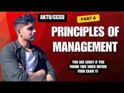 Principles of Management BBA 1st Semester AKTU