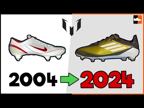 Evolution of Messi Football Boots 🐐 adidas & Nike Boot History