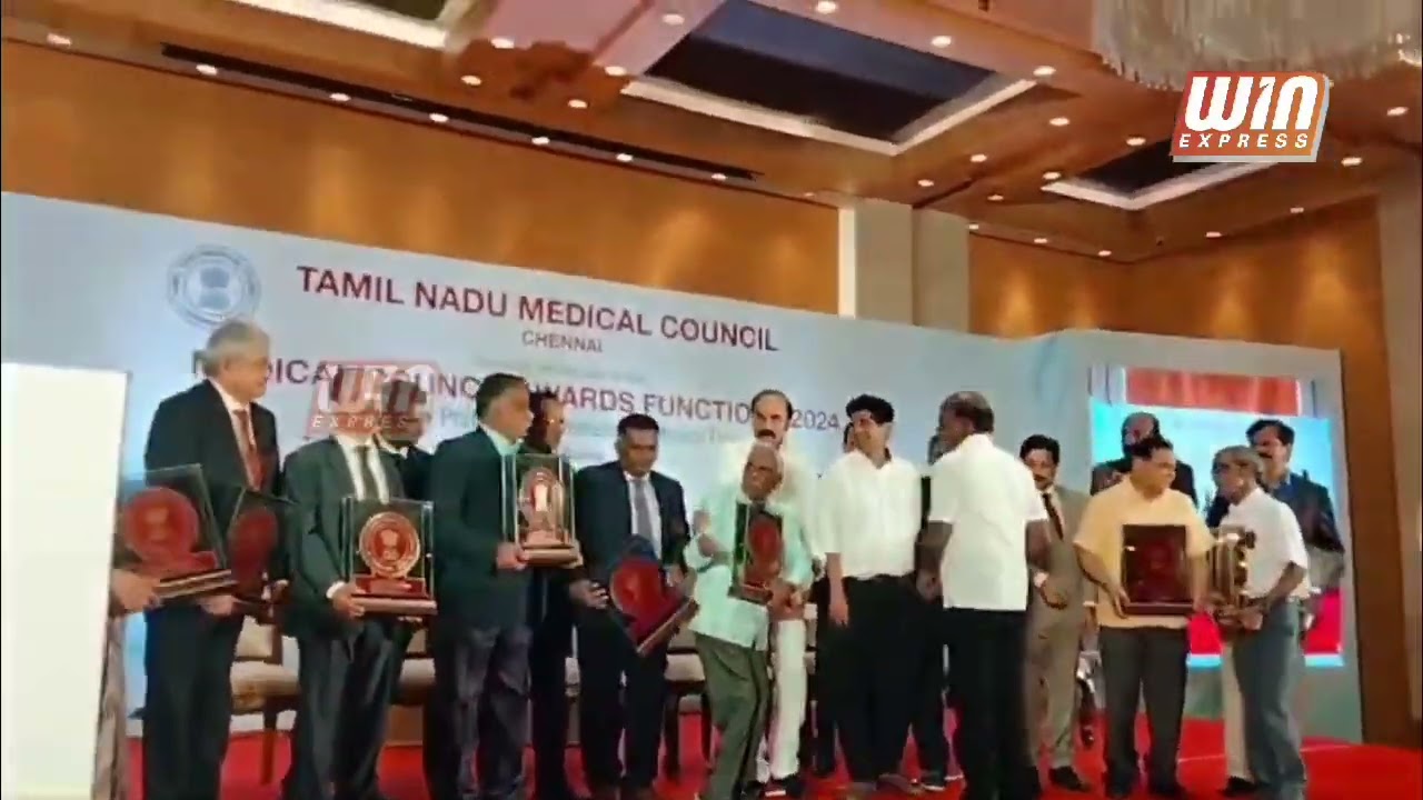 சிறந்த டாக்டர்களுக்கு தமிழ்நாடு மருத்துவ கவுன்சில் விருது!