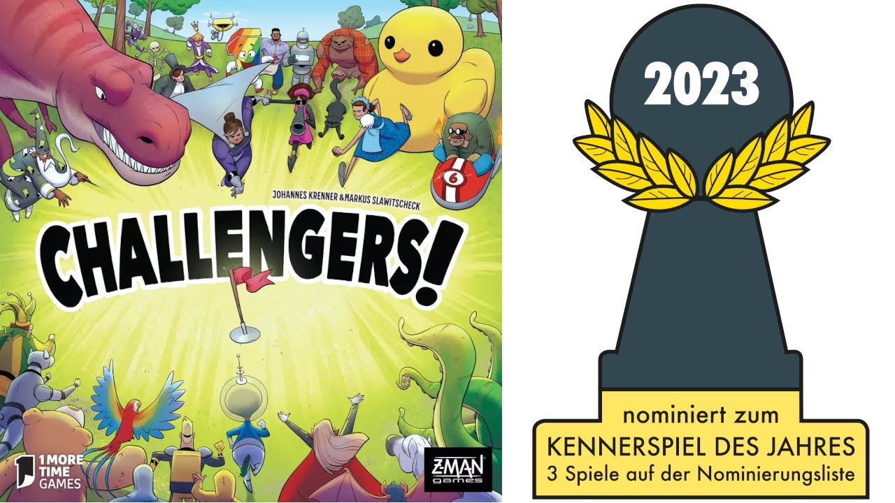 Asmodée Kennerspiel Challengers! -DE- Asmodée Kennerspiel Challengers! -DE-