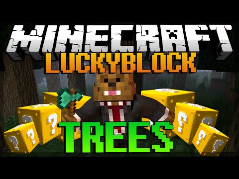 JeromeASF - Minecraft Lucky Block Trees Battle Arena (Part 1) w/ BajanCanadian, NoochM and JeromeASF!