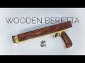 How To Make Wooden Slingshot Beretta Version With The Sliding Barrel Woodworking Technology DIY