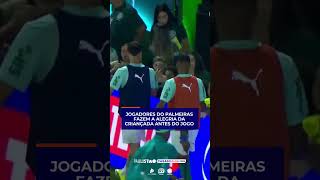 Momento de fofura antes da bola rolar para Palmeiras e Capivariano! 🥰⚽ #Shorts