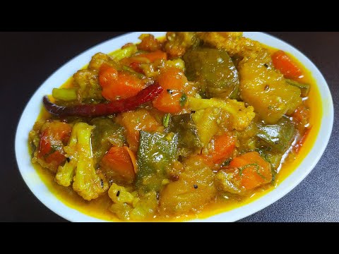 সহজে মজার সবজি রান্নার রেসিপি || Sabji recipe || mix veg sabji recipe | sabzi recipe/Ranna recipe