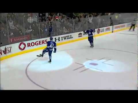 Bozak Incredible No Look Goal 12/17/11