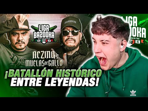 😱 BATALLÓN HISTÓRICO ENTRE HERMANOS MEXICANOS😱 ACZINO VS MUELAS DE GALLO EN LIGA BAZOOKA MX X KAPO