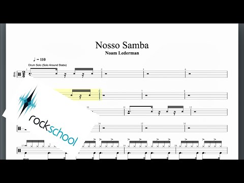 Nosso Samba Rockschool Grade 8 Drums