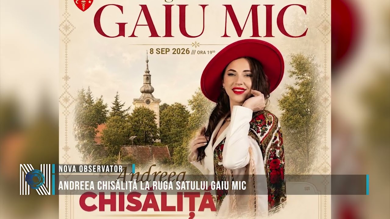 Andreea Chisăliță la Ruga Satului Gaiu Mic