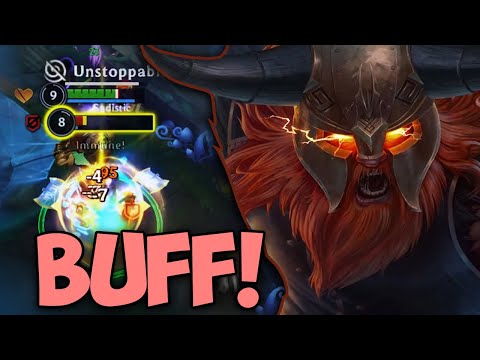 Wild Rift Olaf Buffed is Now Super Strong Jungle in Season 19!