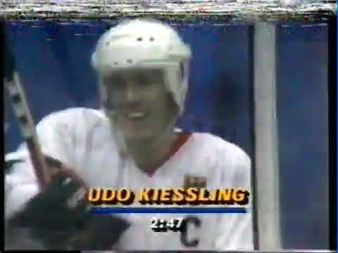 OG 1988 Calgary Icehockey W Germany vs  USSR