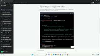 linear interpolation with grided data in python