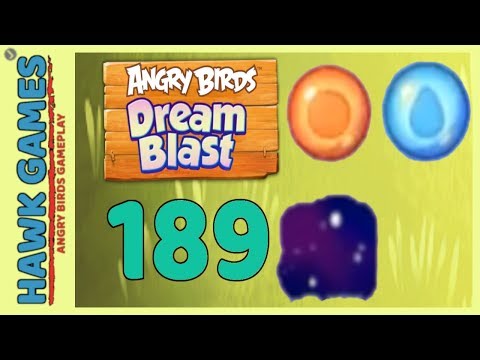 Angry Birds Dream Blast Level 189 - Walkthrough, No Boosters