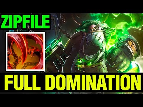 Full Domination - Zipfile Pudge Arcana Gameplay And Giveaway - 7.13 - Dota 2