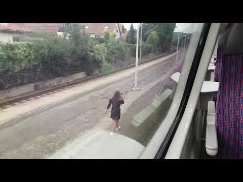 Jízda osobním vlakem číslo 8844 Beroun směr Praha hl.n.