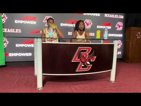 Boston College Men’s Basketball’s Fred Payne, Chase Forte After Loss to Cal