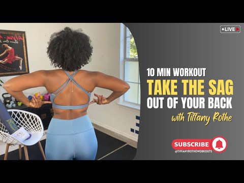 10-Minute Back Strengthening Workout: Say Goodbye to Back Sag with Tiffany Rothe