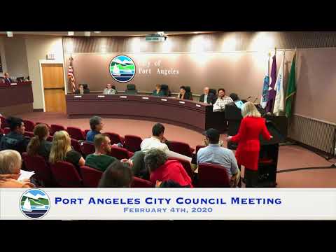 Port Angeles City Council Meeting 02 04 2020