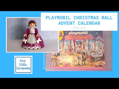 Playmobil Christmas Ball Advent Calendar REVIEW Unboxing The Contents Playmobil Advent Calendar 9485