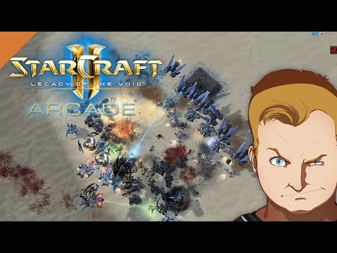 StarCraft 2 - Arcade - Direct Strike - Ravens, Banshees und Widow Mines - Let's Play [Deutsch]