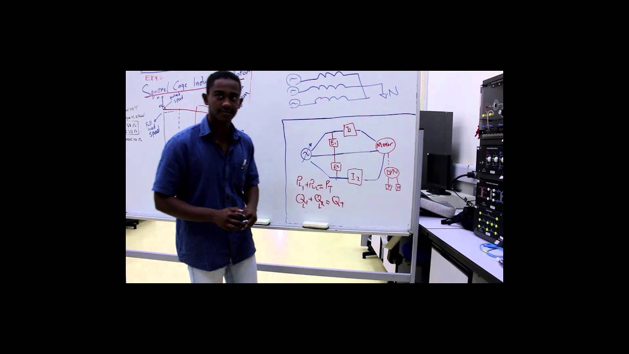 (Electromechanical Lab) Ex-9 The three phase squirrel-cage induction motor