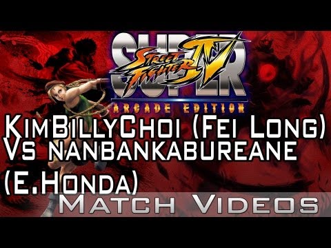 KimBillyChoi (Fei Long) Vs nanbankabureane (E Honda) SSF4 AE 2012 1080p HD Super Street Fighter 4