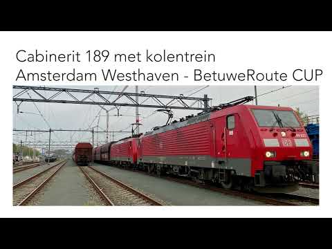 [4K] Cabinerit Amsterdam Westhaven naar BetuweRoute CUP